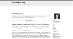 Desktop Screenshot of ahmadalia.com